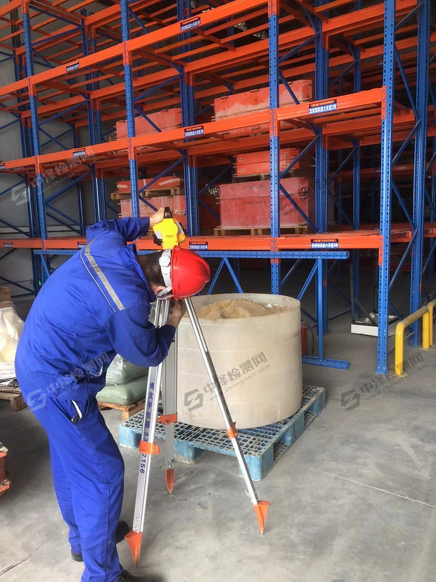 广东佛山陶瓷公司货架承重验收检测现场检验案例
