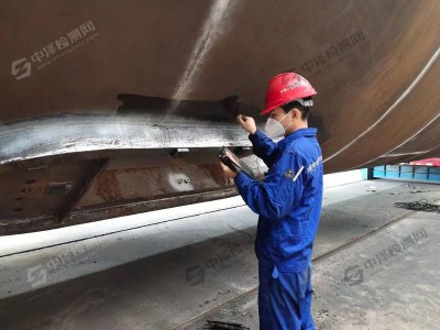 中国水电某局风电塔筒揭阳项目段——无损探伤检测