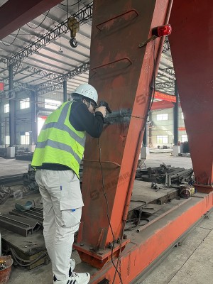 深圳市某某人防工程有限公司——龙门吊焊缝探伤检测