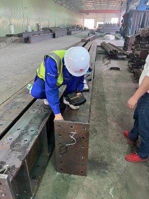 梧州钢结构企业装配式预应力弦梁焊接检测案例